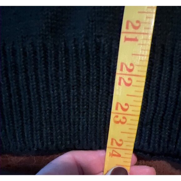 Vintage Crystal-Kobe Sequin Embroidered Sweater M Black - Picture 4 of 7